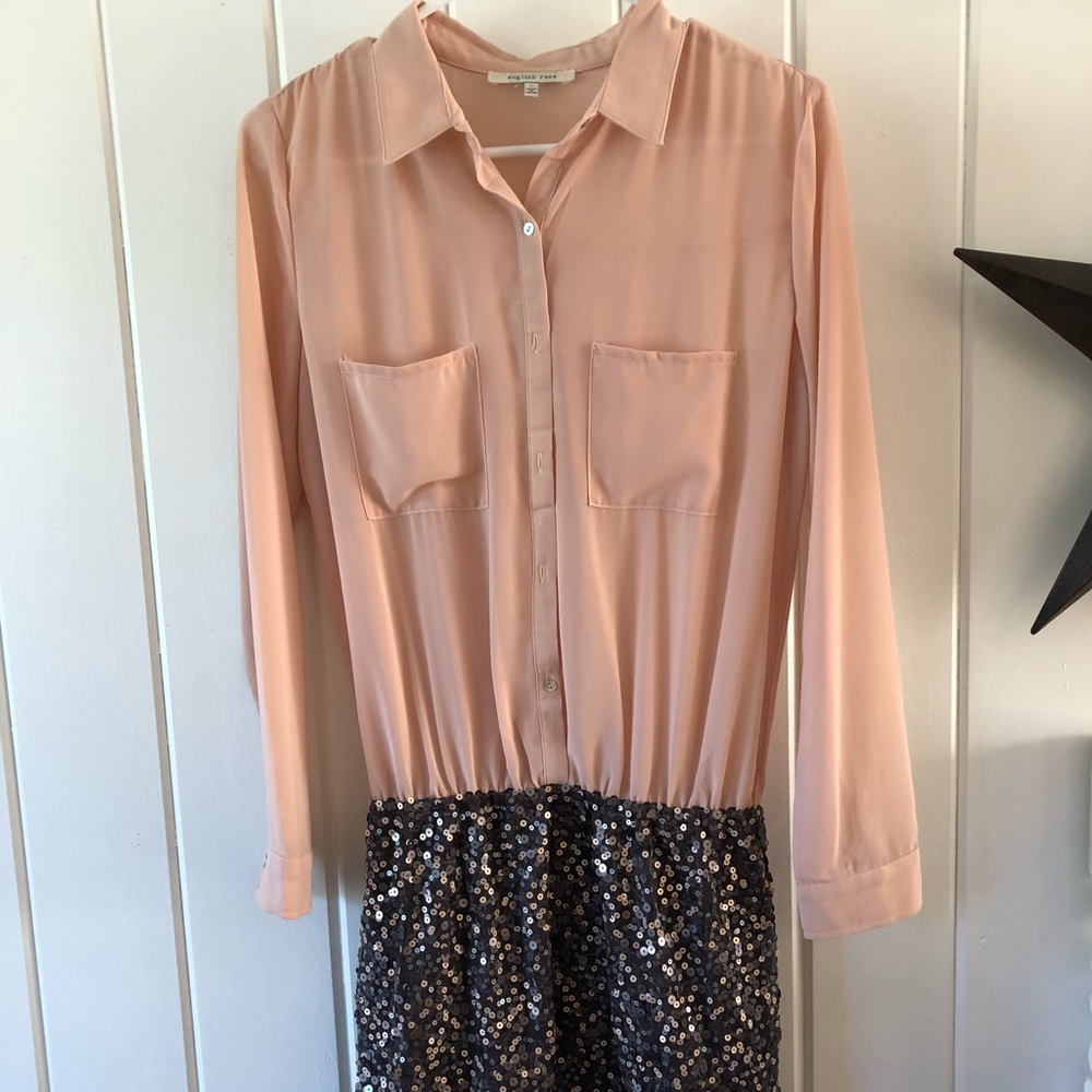 Blouse/sequence Dress